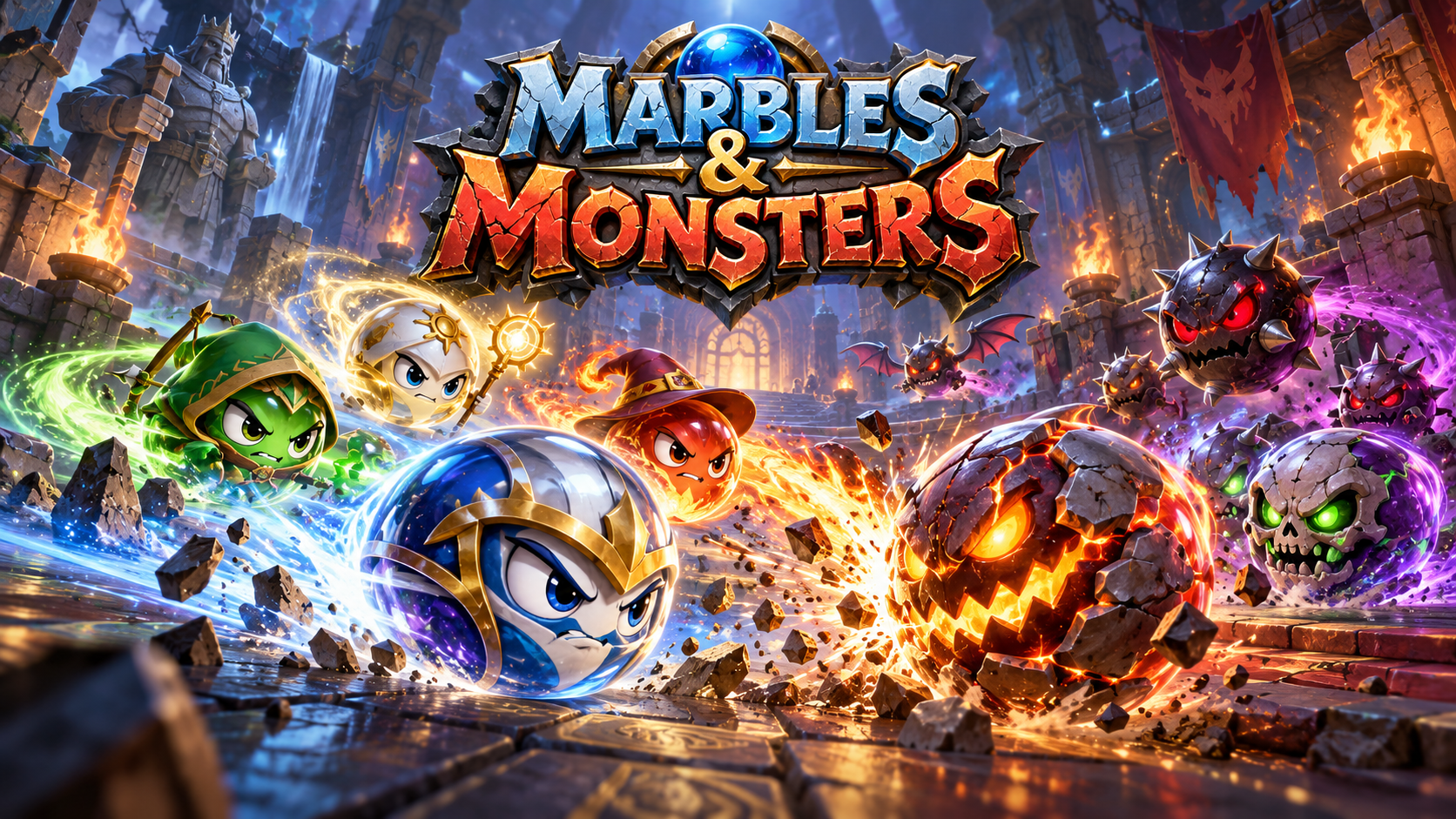 Marbles & Monsters Arcade banner