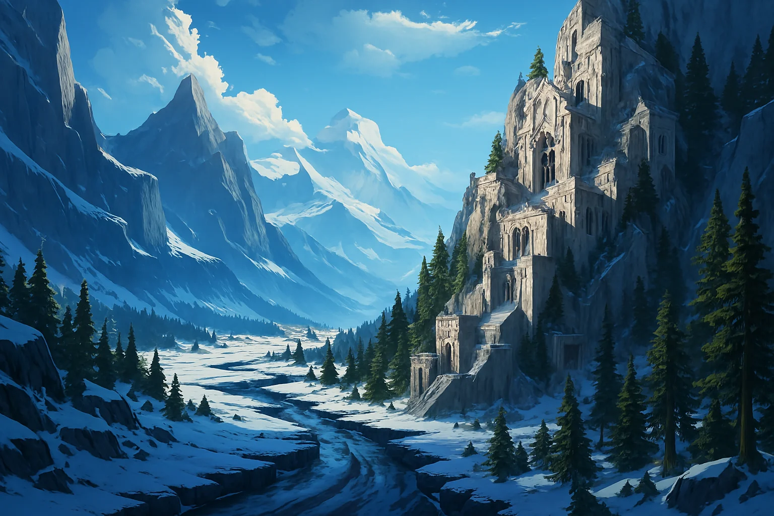 The Frozen North inside Avaloria.