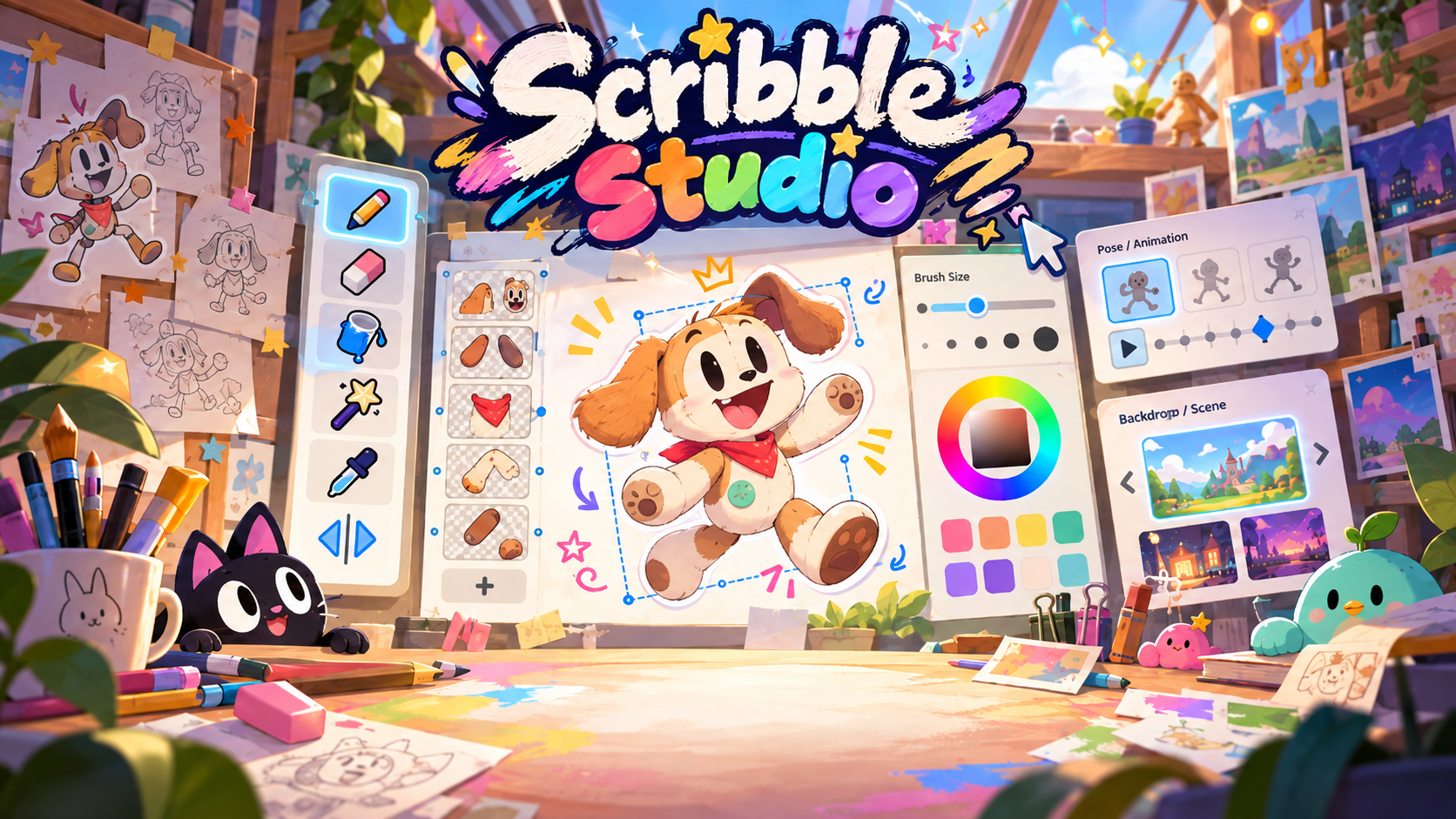 Scribble Studio Arcade banner